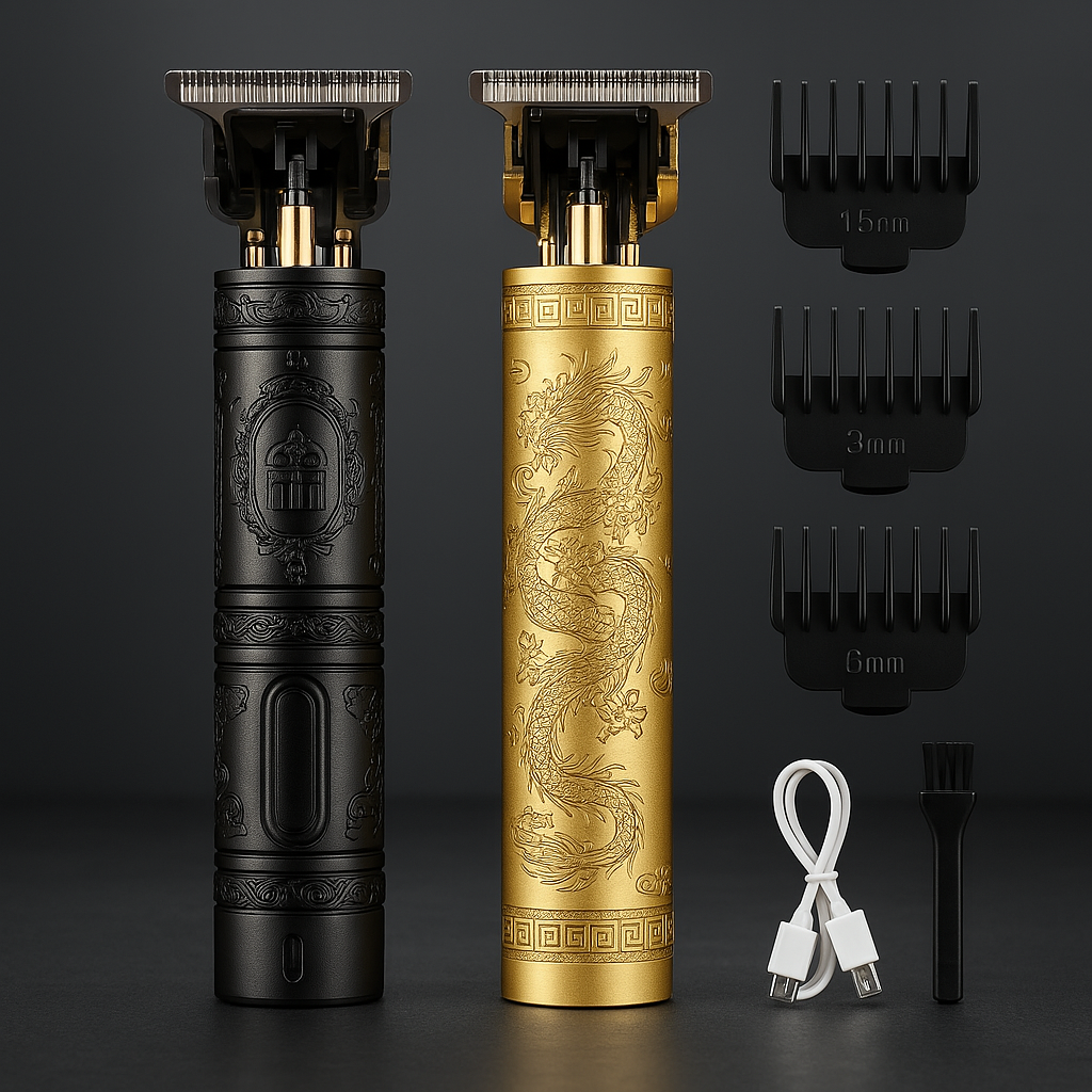 Tondeuse T9 Vintage – Électrique, Rechargeable & Professionnelle pour Homme & Barbier