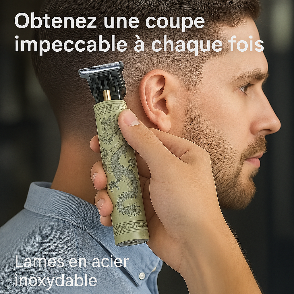 Tondeuse T9 Vintage – Électrique, Rechargeable & Professionnelle pour Homme & Barbier
